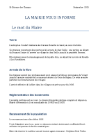 Lettre du Maire n° 5